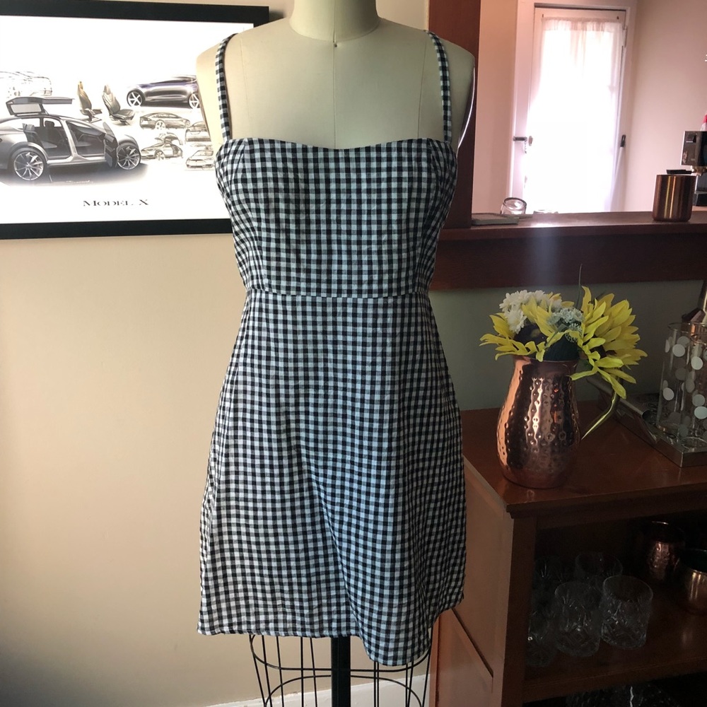 Honey Punch Gingham Mini Dress